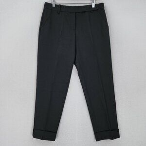 Leon Max Pants Womens 10 Black Max Studio Limited Edition Tapered Leg Ankle